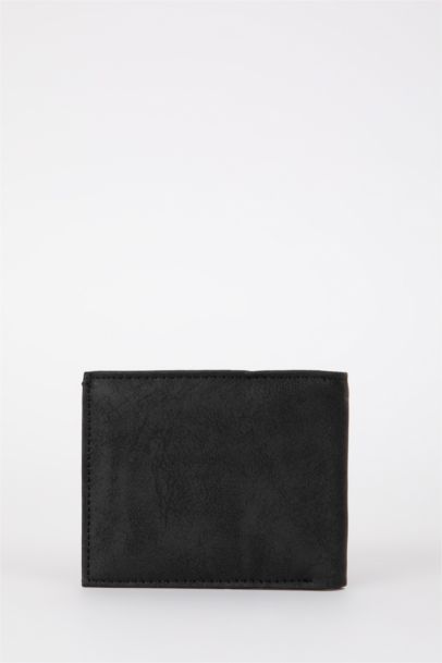 Erkek Suni Deri Yatay Cüzdan