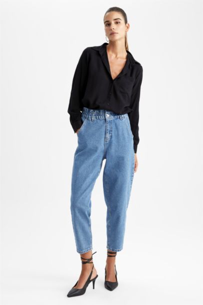 Regular Fit Shirt Collar Long Sleeve Shirt