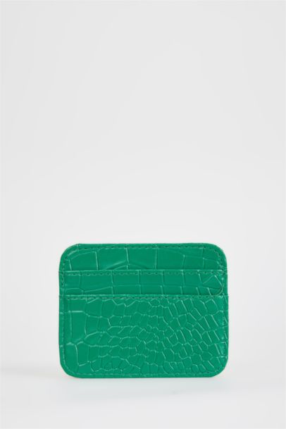 Kadın Suni Deri Croco Kartlık