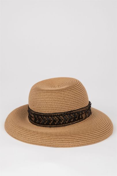 Women Embroidered Straw Hat