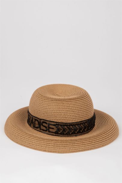 Women Embroidered Straw Hat