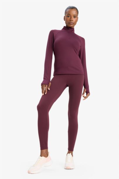 DeFactoFit High Waist Soft Fluffy Basic Leggings