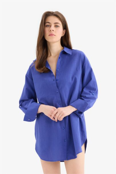 Fall in Love Regular Fit Beach Shirt