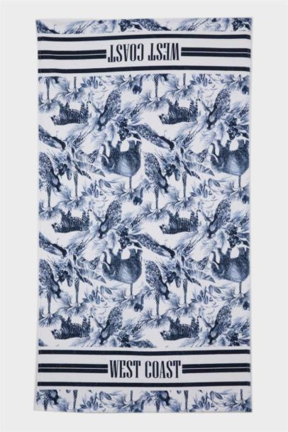 Woman Patterned Cotton Beach Towel