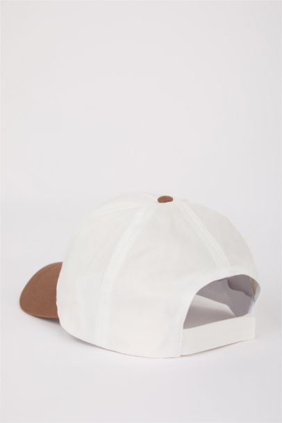 Erkek Renk Bloklu Pamuklu Cap Şapka