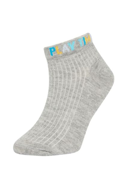 Boys Cotton 5 Pack Short Socks
