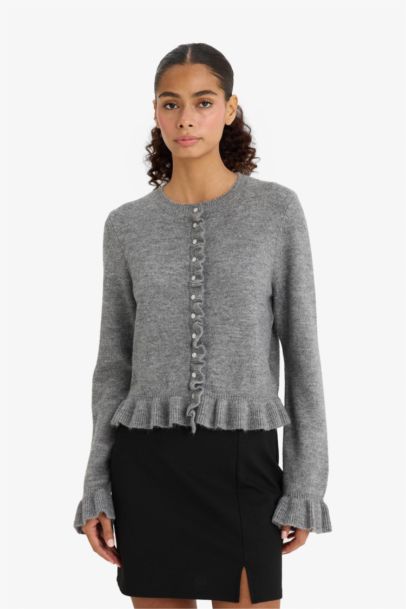 Нормальная посадка мини-юбка