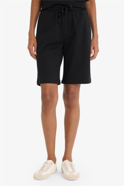 Regular Fit Regular Waist Thin Bermuda Shorts