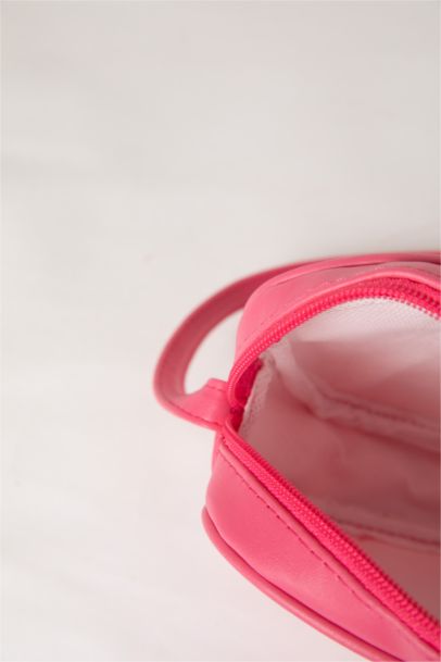 Girl Teddy Bear Patterned Shoulder Bag