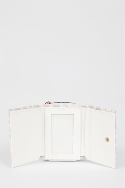 Kadın Desenli Suni Deri Cüzdan