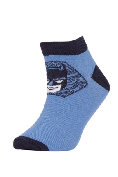 Boy Batman Licensed Cotton 3 Pack Short Socks