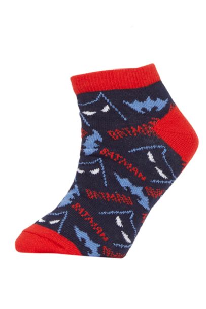 Boy Batman Licensed Cotton 3 Pack Short Socks