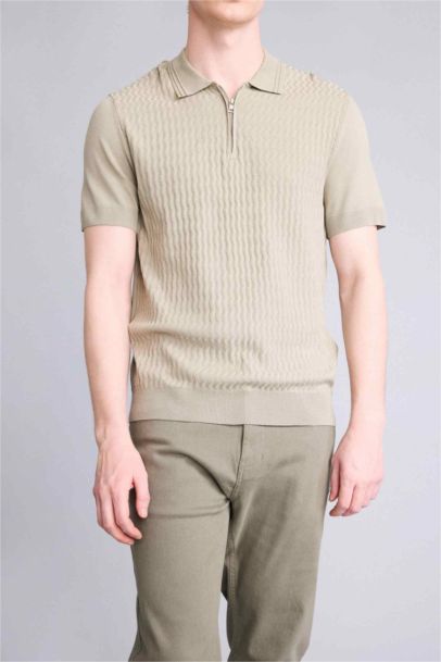 تيشيرت بولو نص ردن سليم فيت