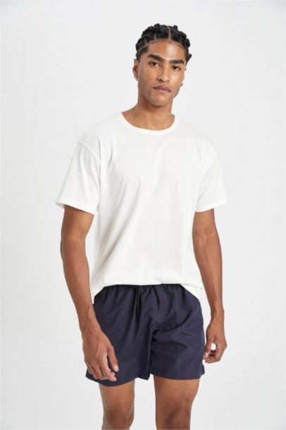 شورت بحر قصير ببطانة شبكية