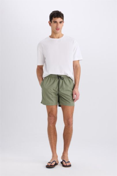 File Astarlı Hızlı Kuruyan Kısa Boy Deniz Şortu