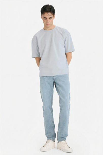 Oversize Fit Crew Neck Short Sleeve T-Shirt