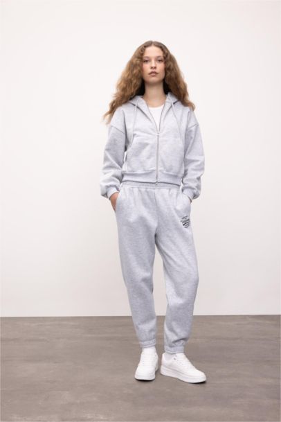 Printed Basic Jogger Sweatpants