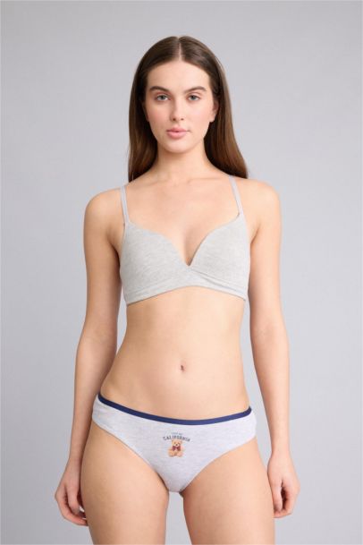 Pamuklu Kaplı Pedli Balensiz Bra 