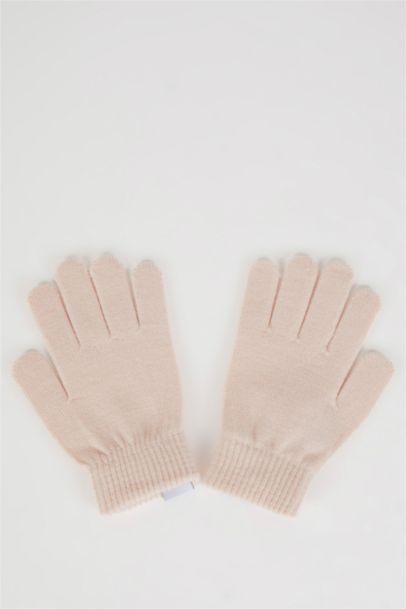 Kız Çocuk Unicorn Dokuma Etiketli Eldiven