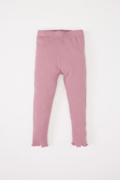 طقم تيشيرت بناتي مطبوع بأكمام طويلة و سروال