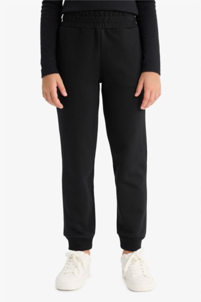 Girl Standard Fit Basic Elastic Waist Jogger Sweatpants