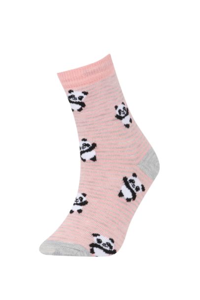 شرابات طويلة بناتي قطن - 3 قطع