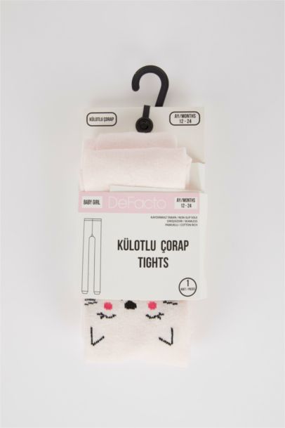 Kız Bebek Pamuklu Külotlu Çorap