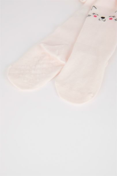 Kız Bebek Pamuklu Külotlu Çorap