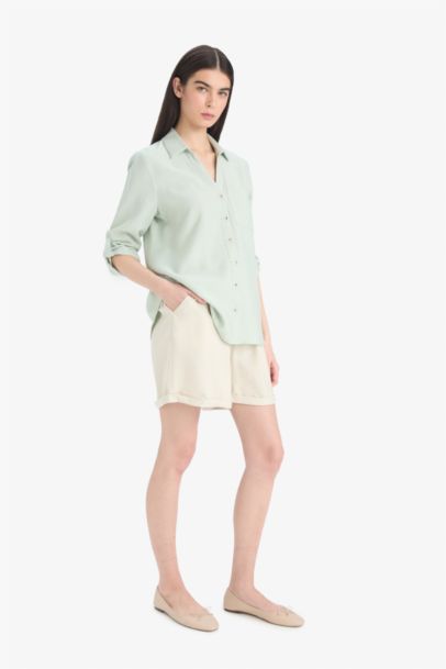 Chemise à manches longues Coupe régulière