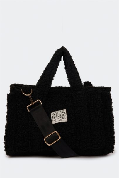 Basic Plush Crossbody Bag