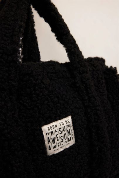 Basic Plush Crossbody Bag