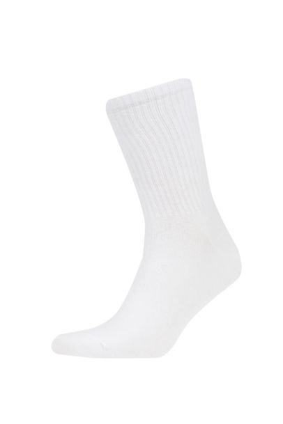 Erkek Rahat Lastikli 3'lü Pamuklu Uzun Çorap