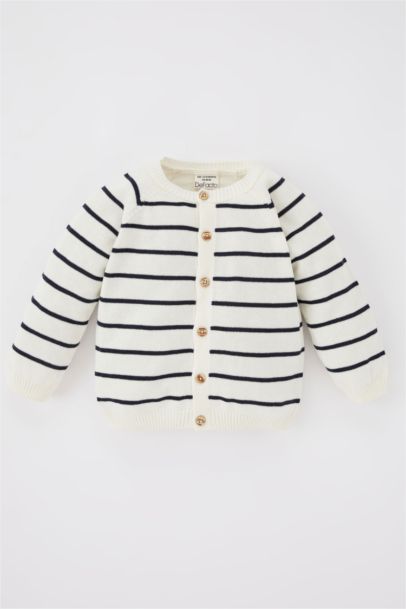 Baby Boy Crew Neck Knitwear Cardigan
