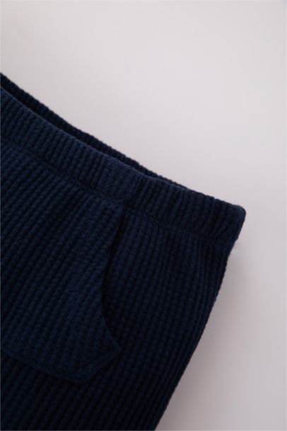 Short en waffle avec poches pour bébé garçon