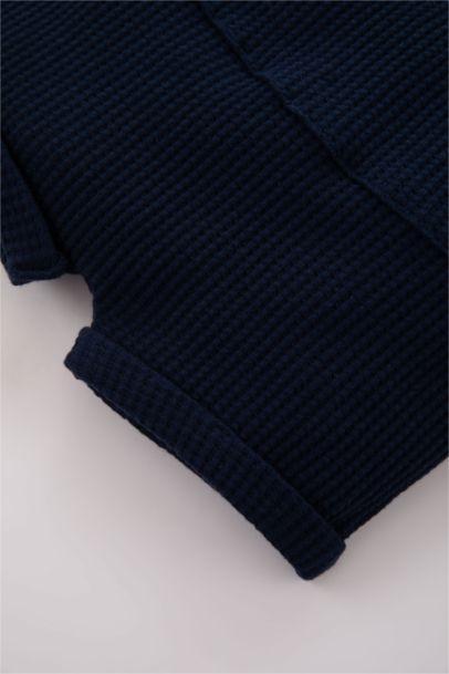 Short en waffle avec poches pour bébé garçon