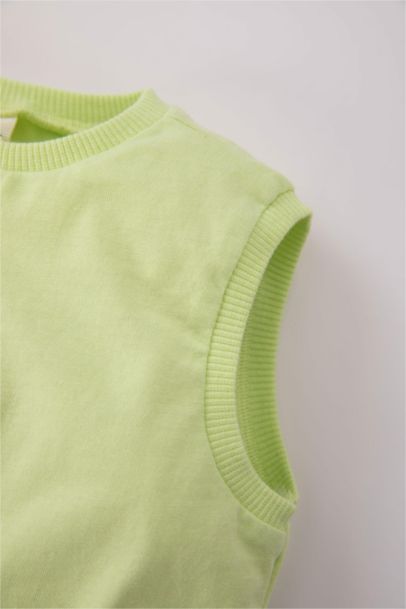Baby Boy Crew Neck 2 Piece Sleeveless T-Shirt