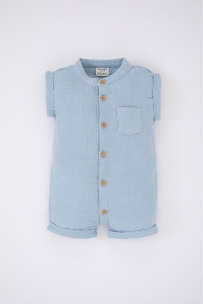 Baby Boy Muslin Rompers