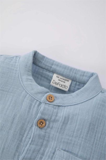 Baby Boy Muslin Rompers