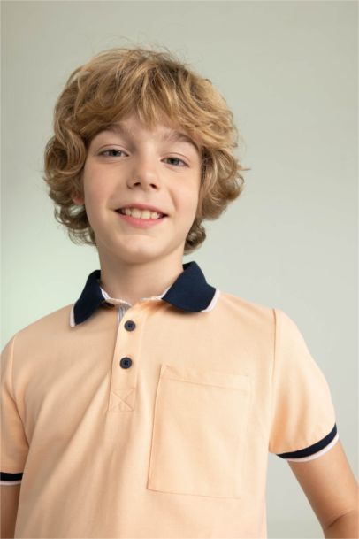Boy Short Sleeve Polo T-Shirt