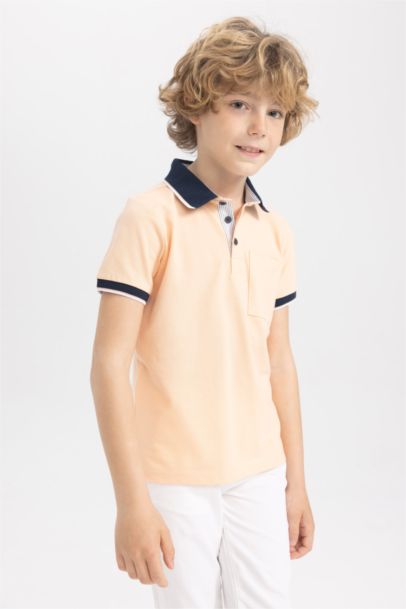 Boy Short Sleeve Polo T-Shirt
