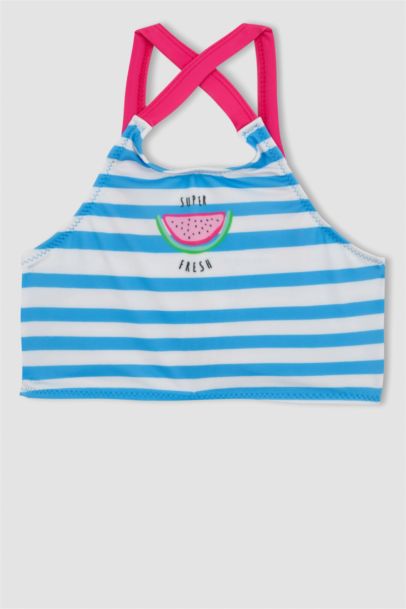 Girl Patterned Bikini Set