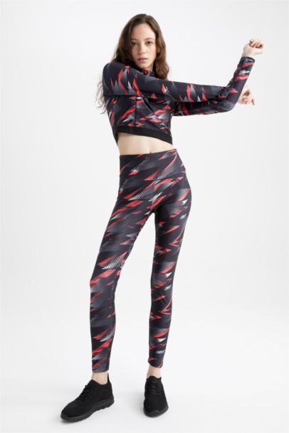 Defacto Fit Waist Wrap Scuba Diving Fabric Sports Leggings