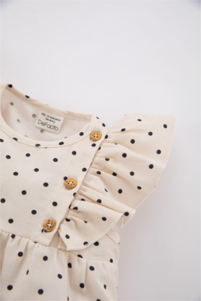 Chemise à Manches Courtes en Popeline pour Bébé Fille