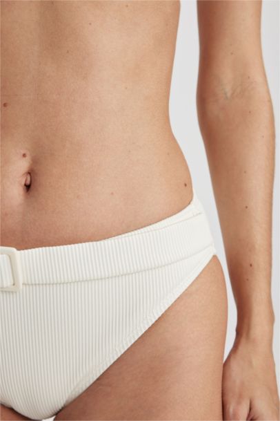 Fall in Love Regular Fit Ribbed Bikini Bottom