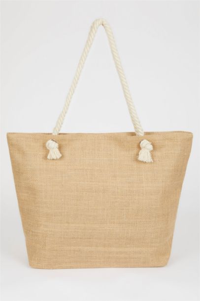 Kadın Hasır Plaj Çantası