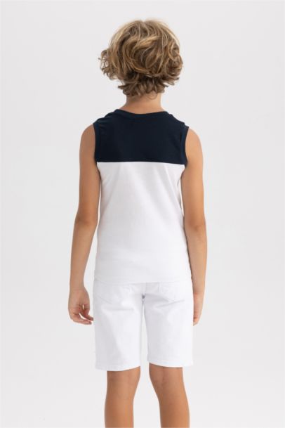 Boy Boy Crew Neck Sleeveless T-Shirt