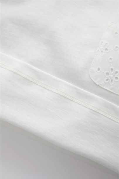 Baby Girls Regular Fit Crew Neck Long Sleeved T-Shirt