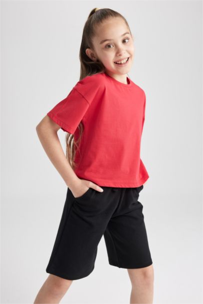 تيشيرت كروب نص كم بناتي