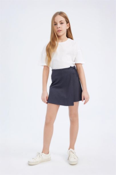 Girl Relax Fit Crew Neck Short Sleeve T-Shirt