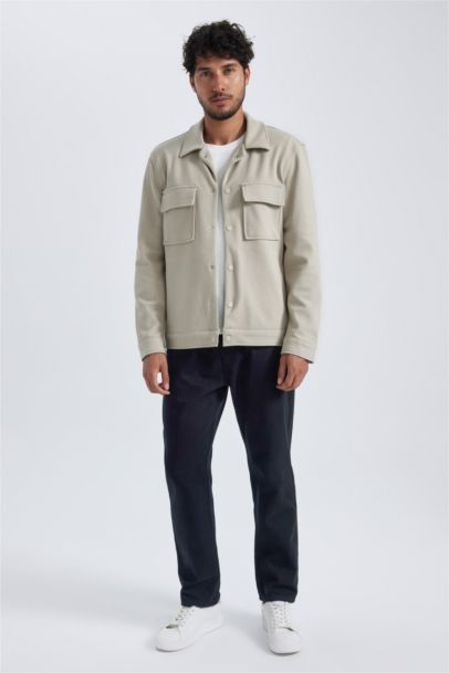 Куртка-рубашка стандартного кроя для мужчин